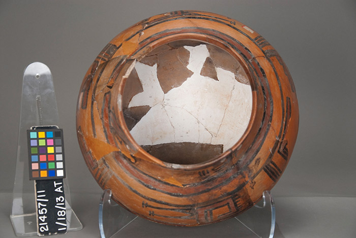 After treatment, interior. Treatment and photo by Conservator, Larry Humetewa.