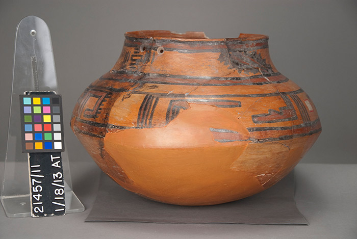 After treatment, exterior. Treatment and photos by Conservator, Larry Humetewa.